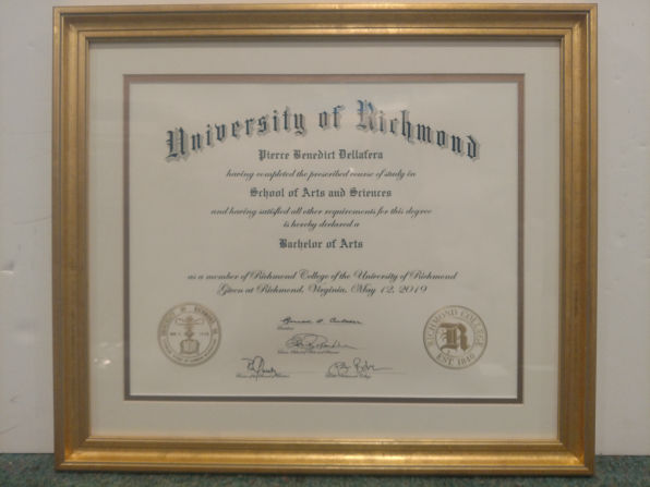 Art On The Move Framed Document